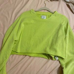 Aerie cropped crew neck